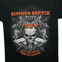 Load image into Gallery viewer, SUMMER BREEZE Festival 2017 “CREW” Death Black Heavy Metal Hard Rock Punk Band T-Shirt
