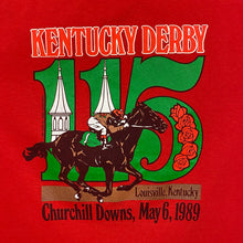 Load image into Gallery viewer, KENTUCKY DERBY (1989) “Louisville, Kentucky” Souvenir Graphic Single Stitch T-Shirt