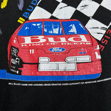 Load image into Gallery viewer, Vintage 90’s Nascar Bill Elliott “Budweiser” Motorsports Graphic Single Stitch T-Shirt