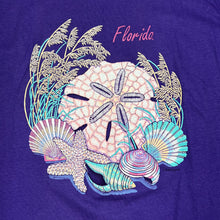 Load image into Gallery viewer, Vintage Hanes (1992) "Florida" Sea Shell Beach Souvenir Graphic Single Stitch T-Shirt