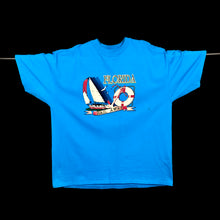 Load image into Gallery viewer, Hanes (1999) FLORIDA “Sail Away” Nautical Souvenir Graphic T-Shirt