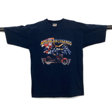 Load image into Gallery viewer, AMERICAN LEGENDS Biker Graphic Spellout T-Shirt