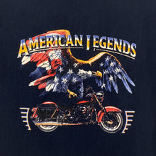 Load image into Gallery viewer, AMERICAN LEGENDS Biker Graphic Spellout T-Shirt