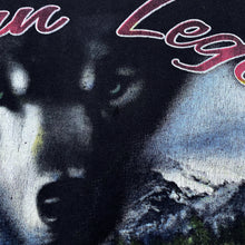 Load image into Gallery viewer, American T-Shirt AMERICAN LEGEND Biker Wolf Spellout Graphic T-Shirt