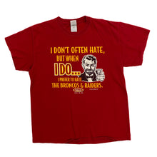 Load image into Gallery viewer, Smack Apparel “I PREFER TO HATE THE BRONCOS & RAIDERS” Football Graphic T-Shirt