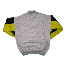 Load image into Gallery viewer, GREAT EMOTION Ski Snowboard Colour Block Paisley Patterned 1/4 Button Sweatshirt