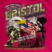 Load image into Gallery viewer, BRISTOL TENNESSEE “Support Our Troops” Military Army Souvenir Graphic T-Shirt