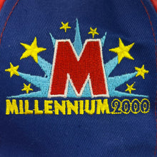 Load image into Gallery viewer, MILLENNIUM 2000 Embroidered Souvenir Spellout Colour Block Baseball Cap