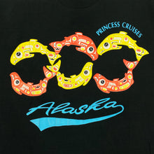 Load image into Gallery viewer, PRINCESS CRUISES “Alaska” Souvenir Art Graphic Spellout Single Stitch T-Shirt