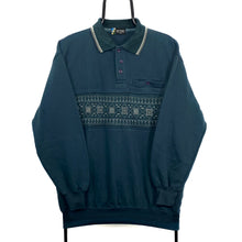 Load image into Gallery viewer, GUV'NORS Patterned Panel Grandad Collared Sweatshirt