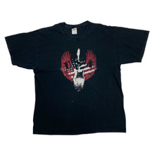 Load image into Gallery viewer, USA Patriotic Guitar Flag Spellout Graphic T-Shirt