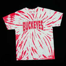 Load image into Gallery viewer, NCAA OHIO STATE BUCKEYES College Sports Spellout Graphic Tie Dye T-Shirt