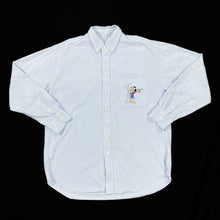 Load image into Gallery viewer, Disney DONALDSON Mickey Mouse Embroidered Button-Up Long Sleeve Shirt