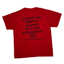 Load image into Gallery viewer, ABATE OF INDIANA “Spread Your Wings” Biker Souvenir Spellout Graphic T-Shirt