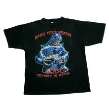Load image into Gallery viewer, BANG YOUR HEAD (2001) “Odyssey In Metal” Heavy Metal Band Festival Lineup T-Shirt