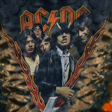 Load image into Gallery viewer, AC/DC Graphic Logo Spellout Hard Rock Band Tie Dye T-Shirt