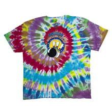 Load image into Gallery viewer, AMERICAN BOWLING TEAM Tenpin Bowling Souvenir Graphic Rainbow Tie Dye T-Shirt