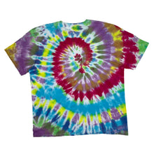 Load image into Gallery viewer, AMERICAN BOWLING TEAM Tenpin Bowling Souvenir Graphic Rainbow Tie Dye T-Shirt