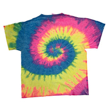 Load image into Gallery viewer, MYRTLE BEACH “South Carolina” Graphic Souvenir Multi Colour Rainbow Tie Dye T-Shirt