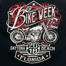 Load image into Gallery viewer, DAYTONA BEACH BIKE WEEK “Ride Free” Souvenir Biker Graphic T-Shirt