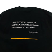Load image into Gallery viewer, Gildan (2005) The Long Walk Australia Cultural Souvenir Graphic Black T-Shirt