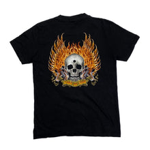 Load image into Gallery viewer, Rock Eagle RIDE HARD DIE FAST Gothic Biker Spellout Graphic T-Shirt