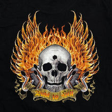 Load image into Gallery viewer, Rock Eagle RIDE HARD DIE FAST Gothic Biker Spellout Graphic T-Shirt
