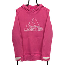 Load image into Gallery viewer, ADIDAS Classic Embroidered Big Logo Spellout Pullover Hoodie