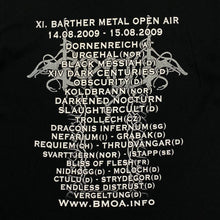 Load image into Gallery viewer, XI. BARTHER METAL OPEN AIR (2009) Graphic Metal Music Band Festival Lineup T-Shirt