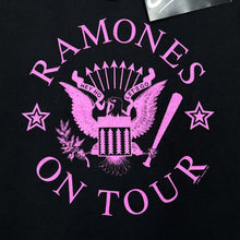 Load image into Gallery viewer, Bravado (2007) RAMONES “On Tour” Logo Spellout Punk Rock Band Lace Vest Top