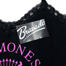 Load image into Gallery viewer, Bravado (2007) RAMONES “On Tour” Logo Spellout Punk Rock Band Lace Vest Top