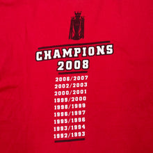 Load image into Gallery viewer, MANCHESTER UNITED FC “2007/2008 Champions” Football Souvenir Graphic T-Shirt