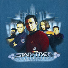 Load image into Gallery viewer, STAR TREK (2004) “Engineers” Sci-Fi TV Show Movie Character Spellout Graphic T-Shirt