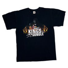Load image into Gallery viewer, KINGS OF THE JUNGLE Leopard Lion Tiger Gorilla Animal Wildlife Souvenir T-Shirt