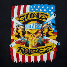 Load image into Gallery viewer, Vintage 90’s GUNS N ROSES “91-92” Glam Metal Hard Rock Band Single Stitch T-Shirt