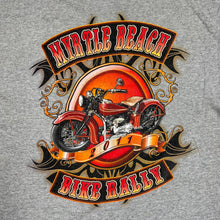 Load image into Gallery viewer, Delta MYRTLE BEACH BIKE RALLY (2011) Biker Souvenir Graphic T-Shirt