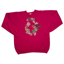 Load image into Gallery viewer, Vintage 90’s FOTL Handmade Floral Graphic Crewneck Sweatshirt