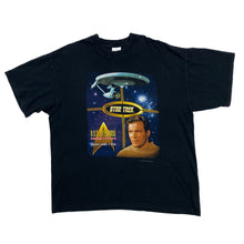 Load image into Gallery viewer, Screen Stars (2000) STAR TREK “Captain James T. Kirk” Sci-Fi TV Movie Graphic T-Shirt