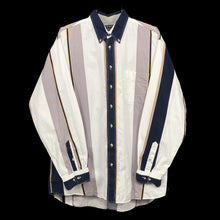 Load image into Gallery viewer, TRADER BAY Bold Colour Block Multi Striped Button-Up Long Sleeve Shirt