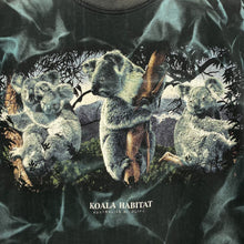 Load image into Gallery viewer, CHURINGA “Koala Habitat” Australian Wildlife Animal Nature Graphic Tie Dye T-Shirt