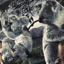 Load image into Gallery viewer, Vintage Churinga “Koala Habitat” Australian Wildlife Animal Graphic Tie Dye T-Shirt