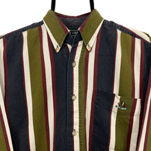 Load image into Gallery viewer, IVY CREW Bold Colour Block Multi Striped Button-Up Long Sleeve Shirt