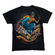Load image into Gallery viewer, ROCK CHANG “You Lost” Gothic Skeleton Skater Spellout Graphic T-Shirt