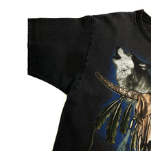 Load image into Gallery viewer, Vintage Fan Shirt Gothic Native American Cow Skull Wolf Eagle Animal Graphic T-Shirt