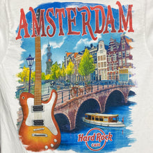Load image into Gallery viewer, HARD ROCK CAFE “Amsterdam” Souvenir Graphic Logo Spellout T-Shirt