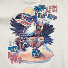 Load image into Gallery viewer, I BLEW MY FLIP FLOP “Stepped On A Pop Top” Toucan Souvenir Graphic T-Shirt