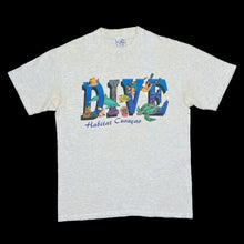 Load image into Gallery viewer, CAL CRU “DIVE” Habitat Curaçao Ocean Wildlife Souvenir Graphic Single Stitch T-Shirt