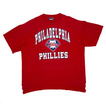 Load image into Gallery viewer, Bike (1995) MLB PHILADELPHIA PHILLIES Baseball Spellout Graphic Single Stitch T-Shirt