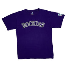Load image into Gallery viewer, Majestic ROCKIES Little League Baseball Sports Spellout Graphic T-Shirt