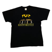 Load image into Gallery viewer, PUR “Tour 2009” Graphic Spellout German Pop Rock Band T-Shirt